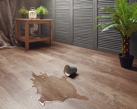 Клеевая LVT плитка Aquafloor Настоящее дерево клеевой (RealWood Glue) AF6033 GLUE